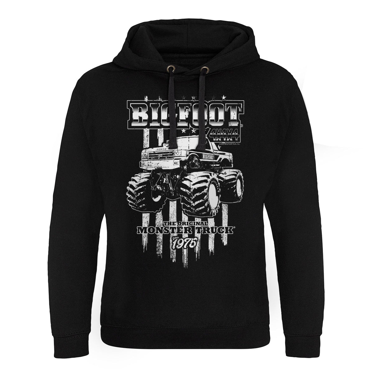 BIGFOOT American Monster Truck Epic Hoodie showcasing American Monster Truck design