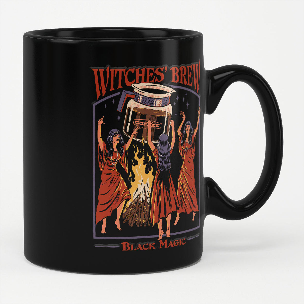 Steven Rhodes - Witches' Brew Black Magic Coffee Mug