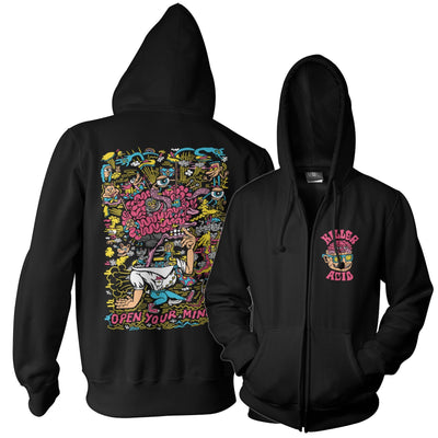 Killer Acid - Open Your Mind Varsity Zipped Hoodie