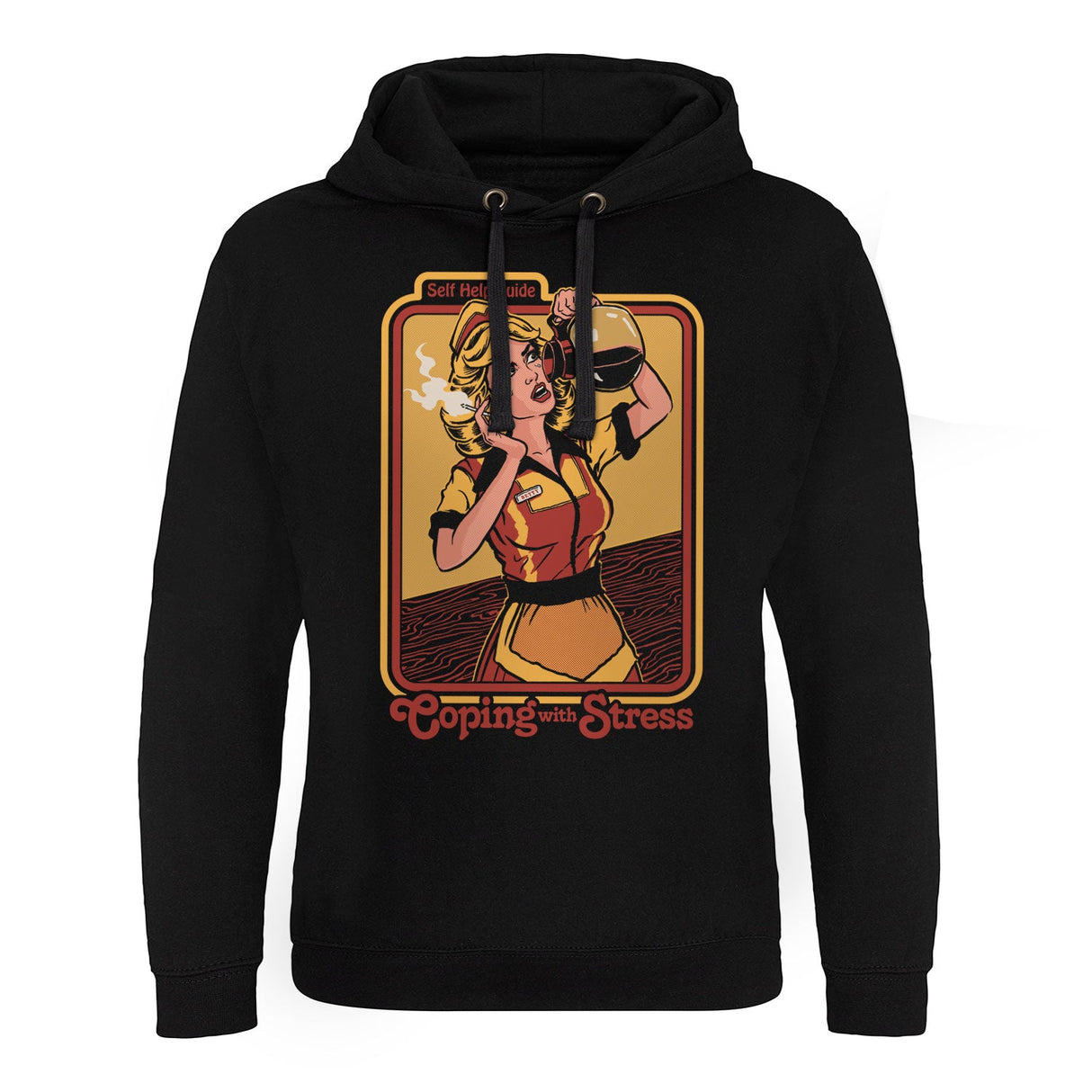 Coping With Stress Epic Hoodie showcasing Coping With Stress design