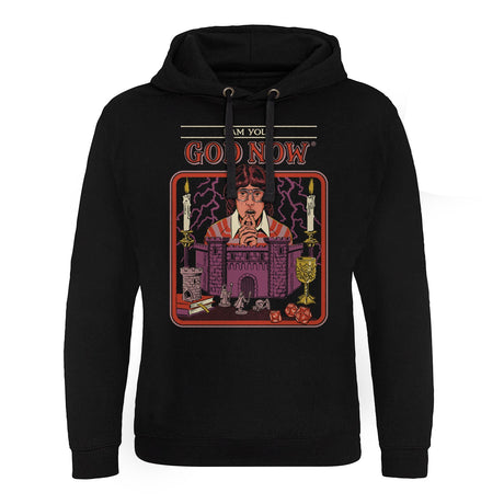 I Am Your God Now Epic Hoodie showcasing I Am Your God Now design