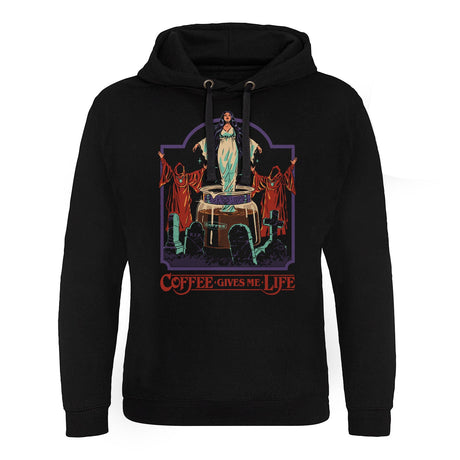 Coffee Gives Me Life Epic Hoodie showcasing Coffee Gives Me Life design