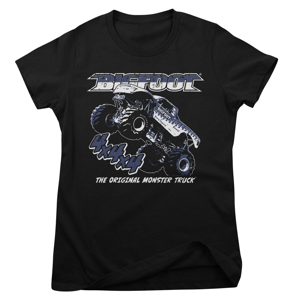 BIGFOOT 4x4x4 Girly Tee showcasing 4x4x4 design