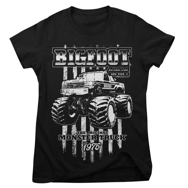 BIGFOOT American Monster Truck Girly Tee showcasing American Monster Truck design