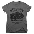 BIGFOOT Monster Car Crush Girly Tee showcasing Monster Car Crush design