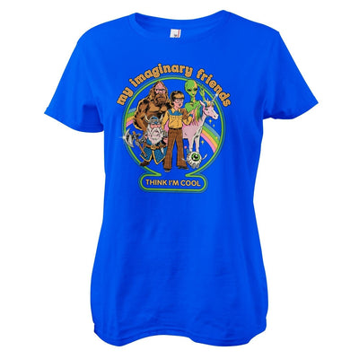 Steven Rhodes - My Imaginary Friends Think I'm Cool Women T-Shirt