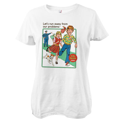 Steven Rhodes - Let's Run Away from Our Problems Women T-Shirt