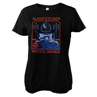 Steven Rhodes - Sleep is My God - Bed is My Church Women T-Shirt