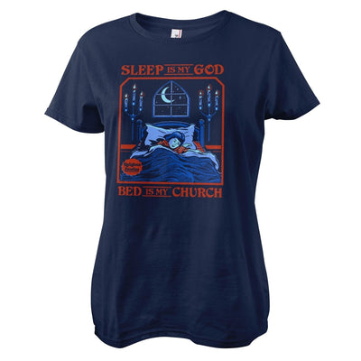 Steven Rhodes - Sleep is My God - Bed is My Church Women T-Shirt