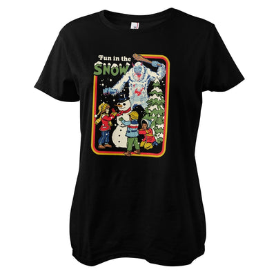 Steven Rhodes - Fun in The Snow Women T-Shirt