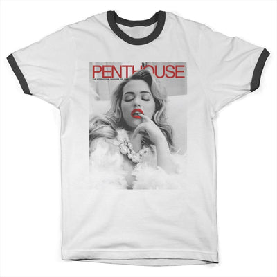 Penthouse - October 2016 Cover Ringer Mens T-Shirt