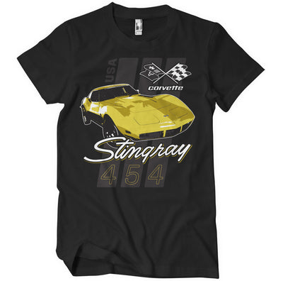 Chevrolet - Corvette Stingray 454 Mens T-Shirt