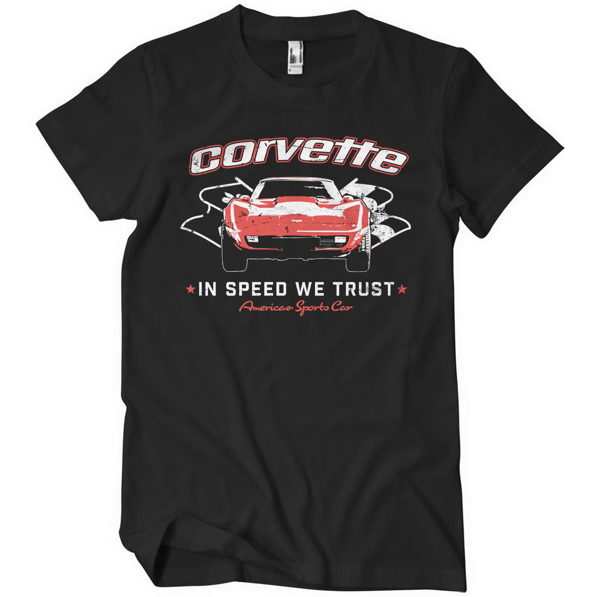 Corvette - In Speed We Trust T-Shirt showcasing Corvette - In Speed We Trust design
