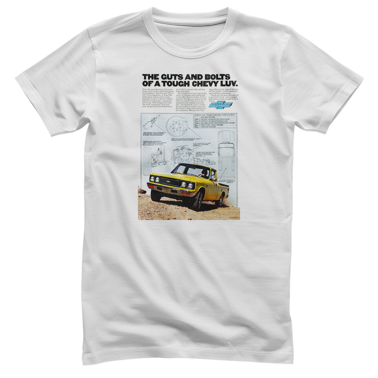 Chevrolet - Touch Of Chevy Luv Mens T-Shirt
