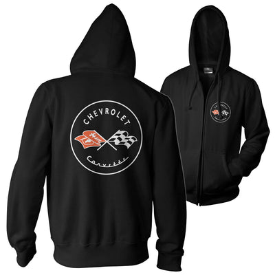 Chevrolet - Corvette C1 Logo Zipped Hoodie