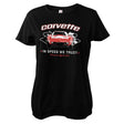 Corvette - In Speed We Trust Girly Tee showcasing Corvette - In Speed We Trust design