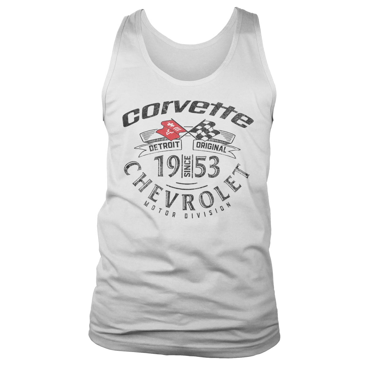Corvette Detroit Original Tank Top showcasing Corvette Detroit Original design