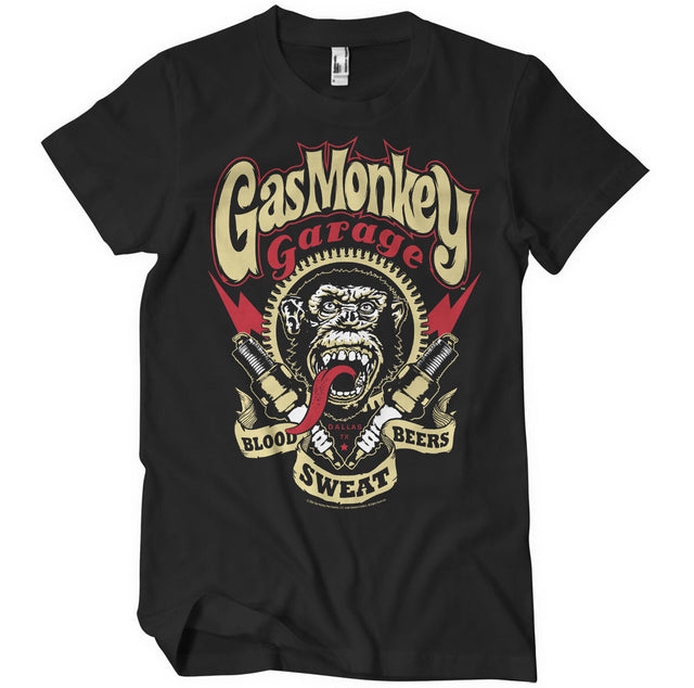 Gas Monkey Garage - Spark Plugs Mens T-Shirt