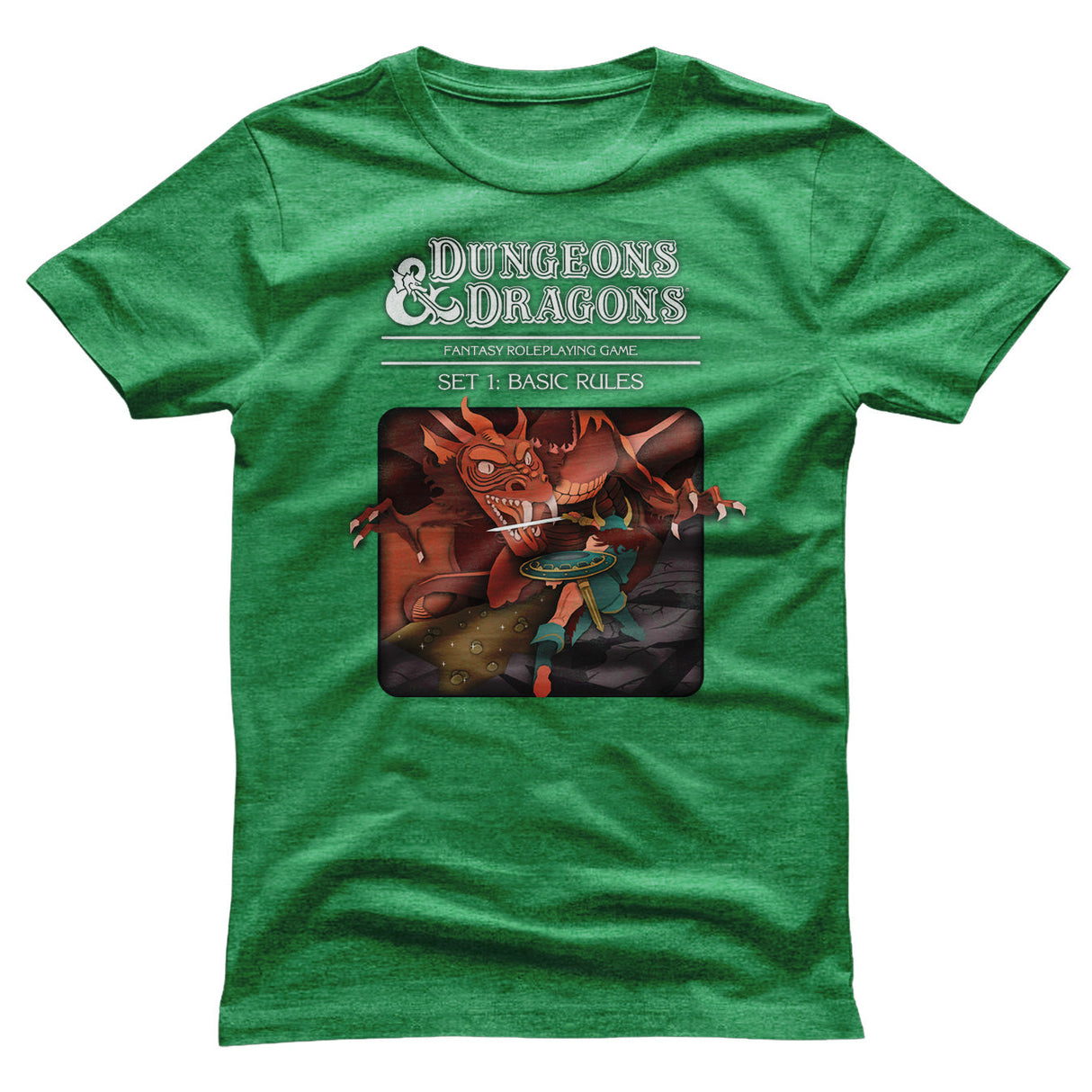 Dungeons & Dragons - Set 1 - Basic Rules Mens T-Shirt