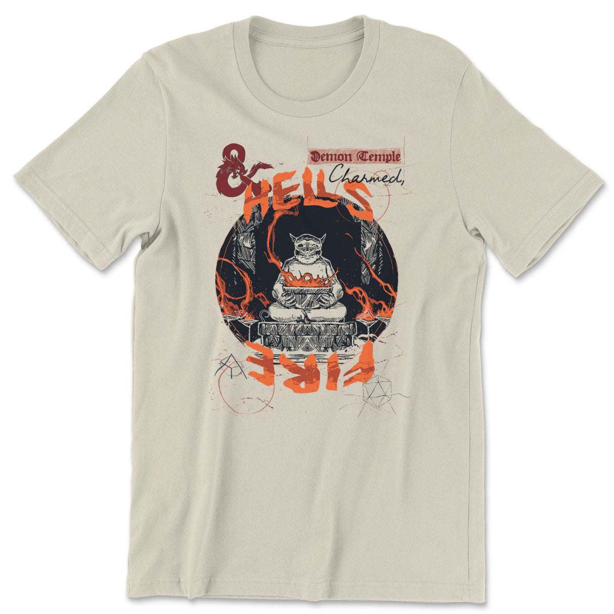 Dungeons & Dragons - D&D - Hells Fire Mens T-Shirt