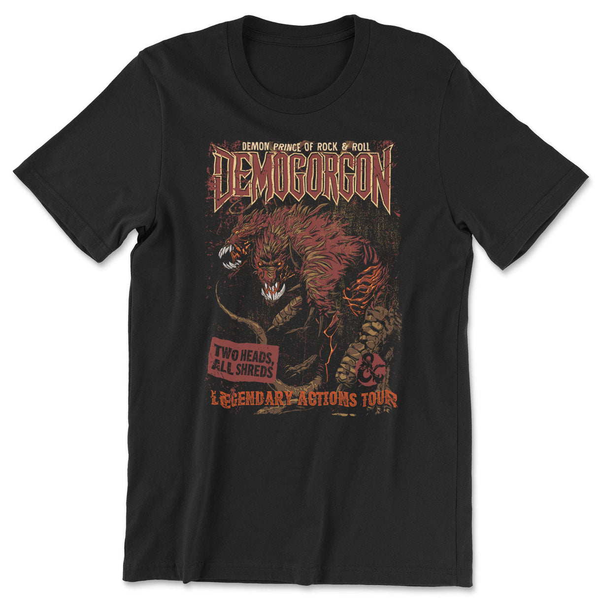 Dungeons & Dragons - Demogorgon - Prince Of Rock & Roll Mens T-Shirt