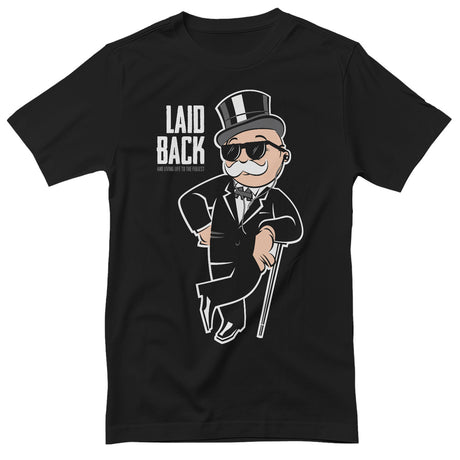 Monopoly - Mr Monopoly - Laid Back Mens T-Shirt