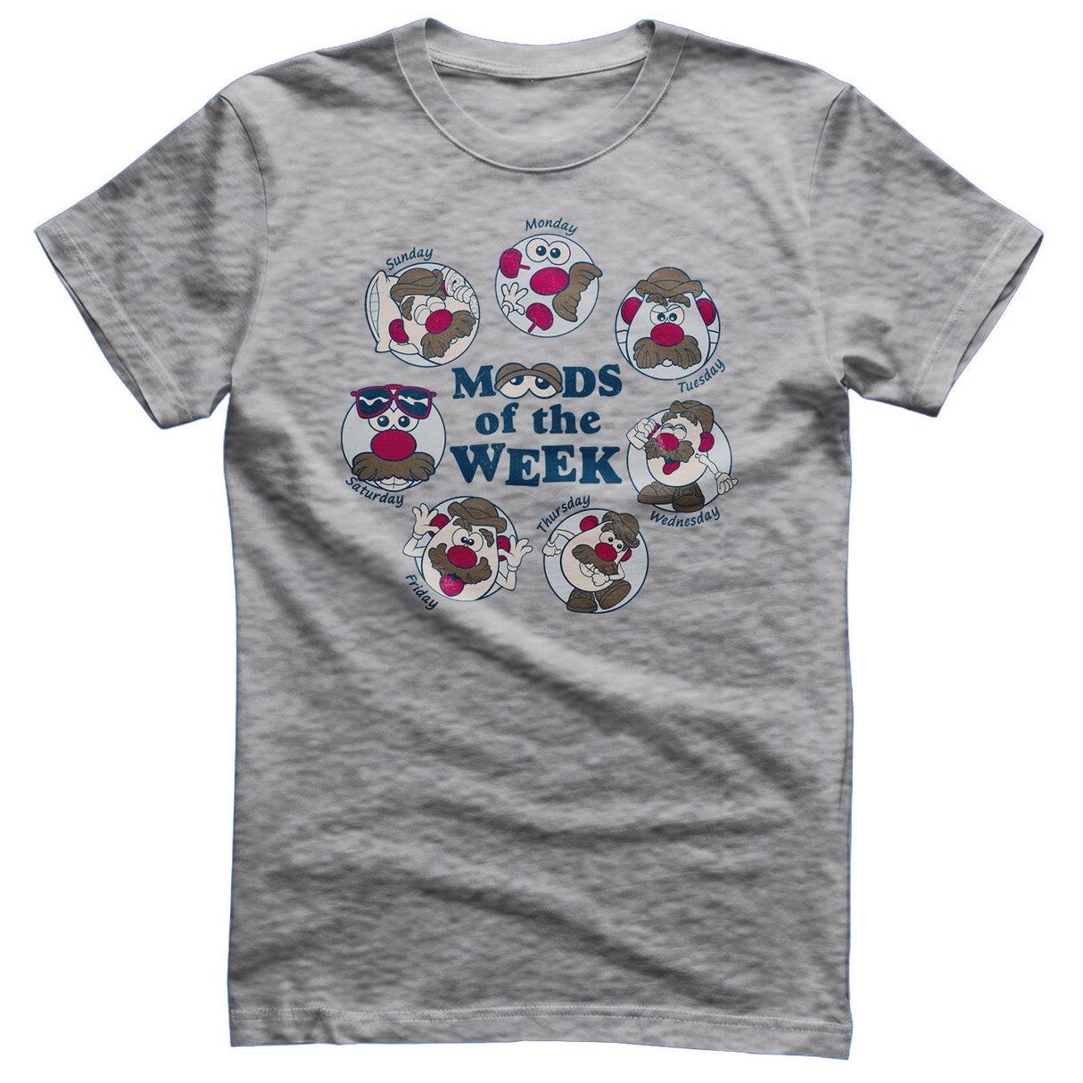 Mr Potato Head - Moods of the Week Mens T-Shirt