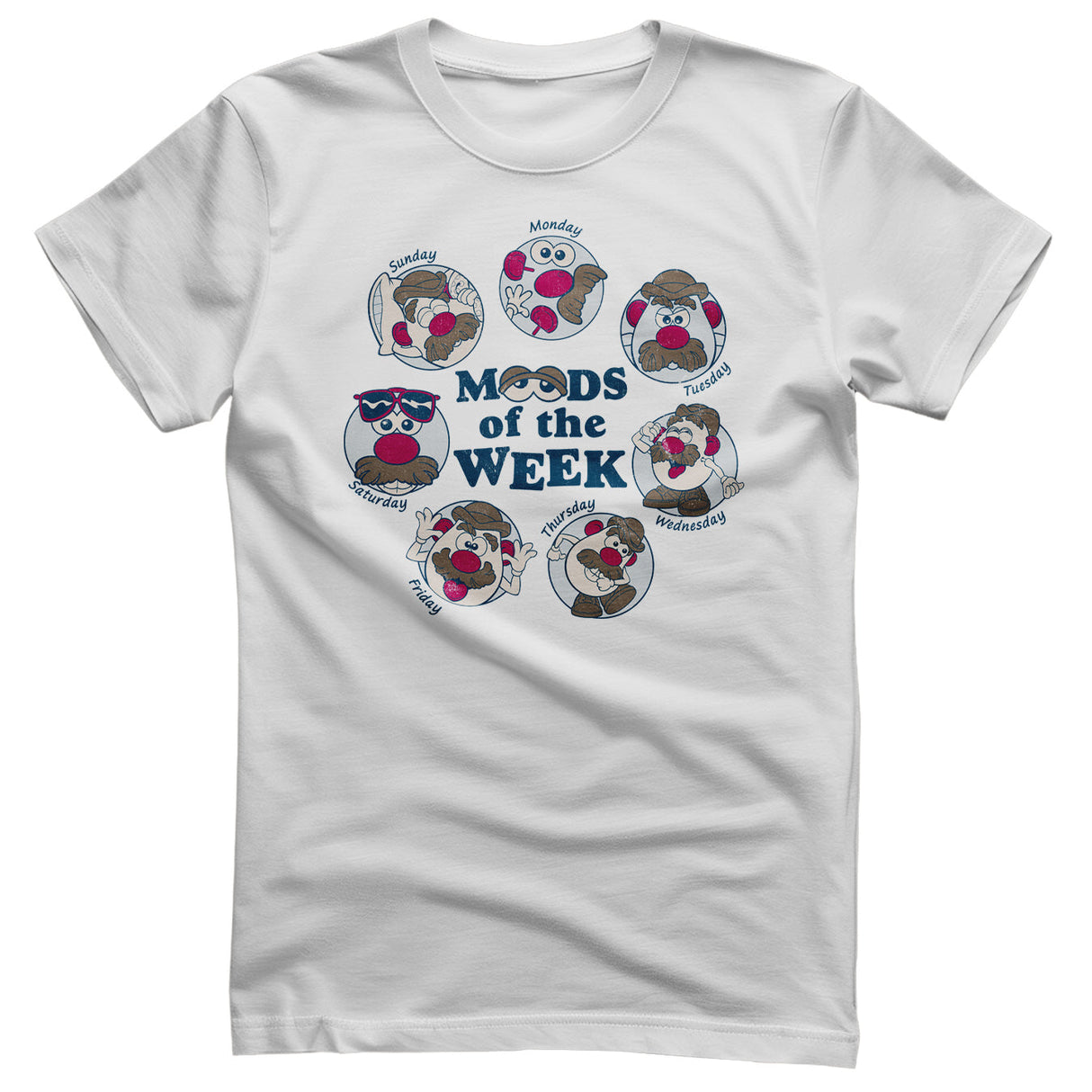 Mr Potato Head - Moods of the Week Mens T-Shirt
