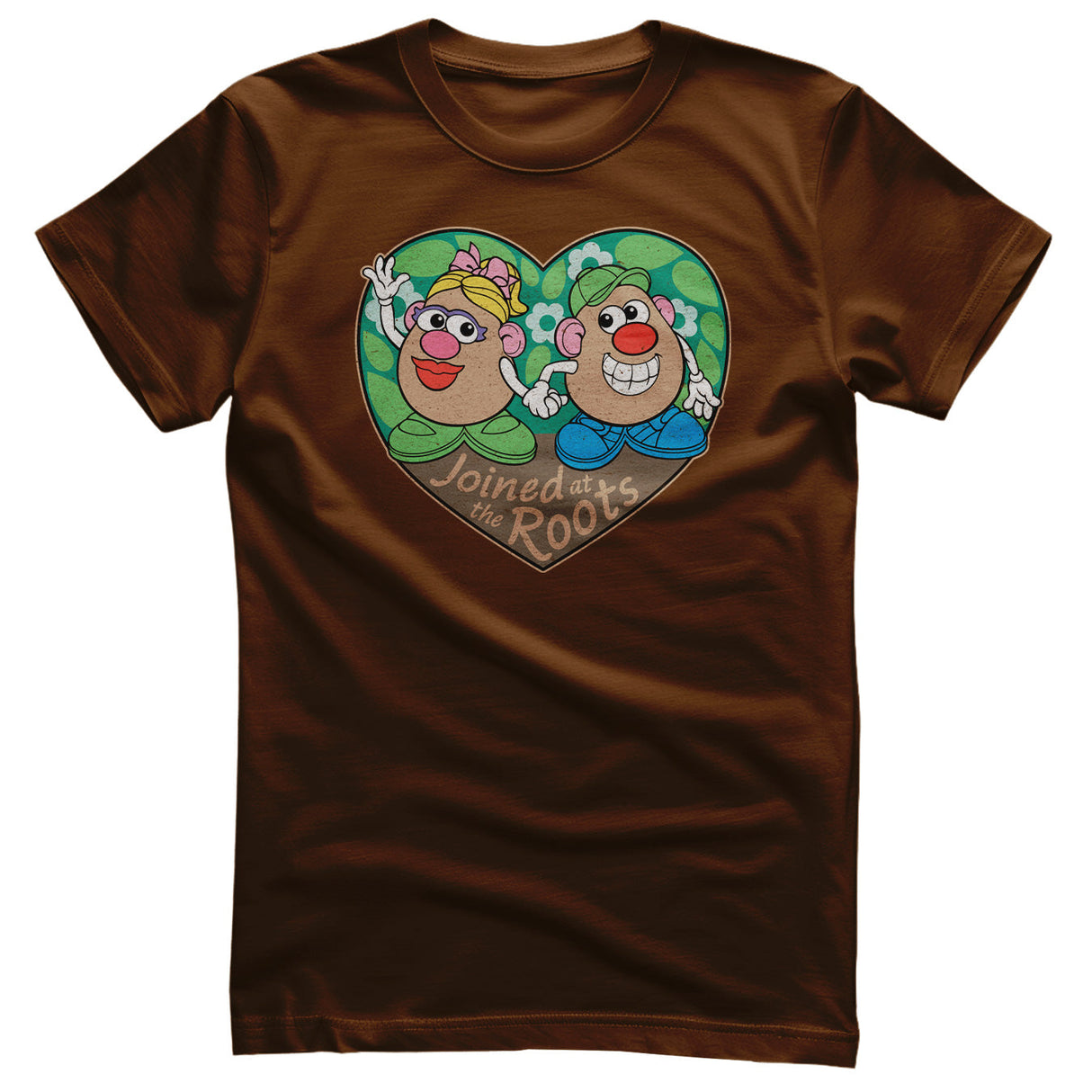 Mr Potato Head - Mr & Mrs Potato Head - Joined at the Roots Mens T-Shirt