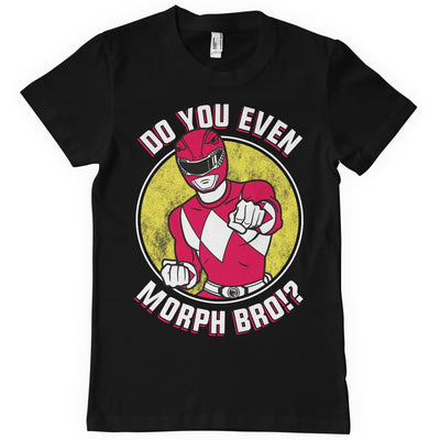 Power Rangers - Do You Even Morph Bro Mens T-Shirt