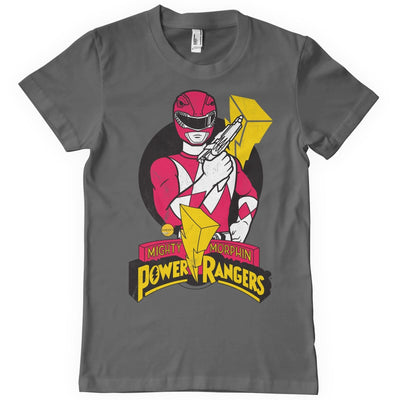 Power Rangers - Red Ranger Pose Mens T-Shirt