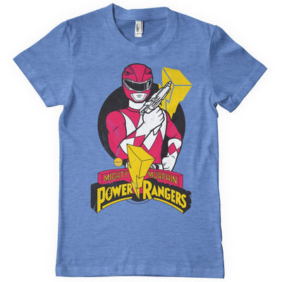 Power Rangers - Red Ranger Pose Mens T-Shirt