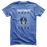 Transformers - Christmas Pattern Mens T-Shirt