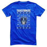 Transformers - Christmas Pattern Mens T-Shirt