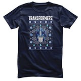Transformers - Christmas Pattern Mens T-Shirt