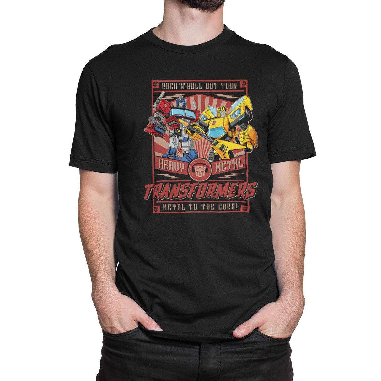 Transformers - Rock 'n Roll Out Tour Mens T-Shirt
