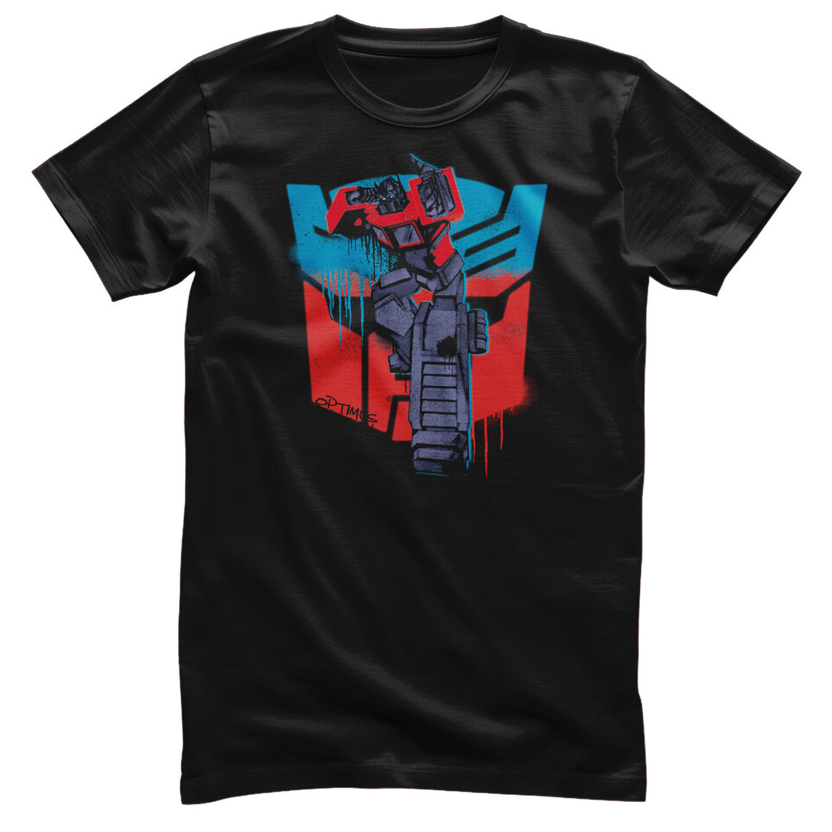 Transformers - Optimus Prime Graffiti Mens T-Shirt