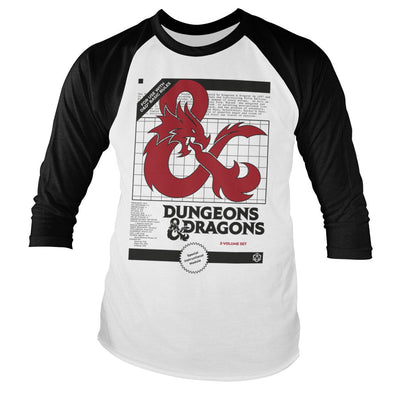 Dungeons & Dragons - 3 Volume Set Baseball Long Sleeve T-Shirt