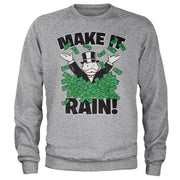 Monopoly - Make It Rain Sweatshirt showcasing - Make It Rain design