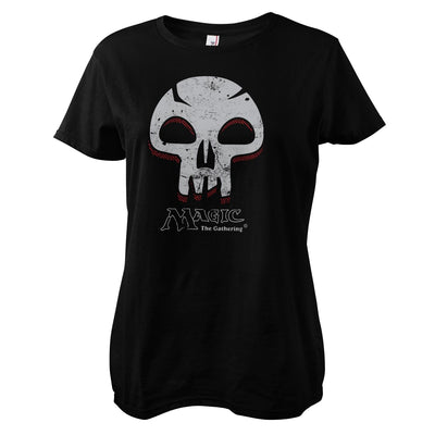 Magic: The Gathering - Black Mana Skull Women T-Shirt