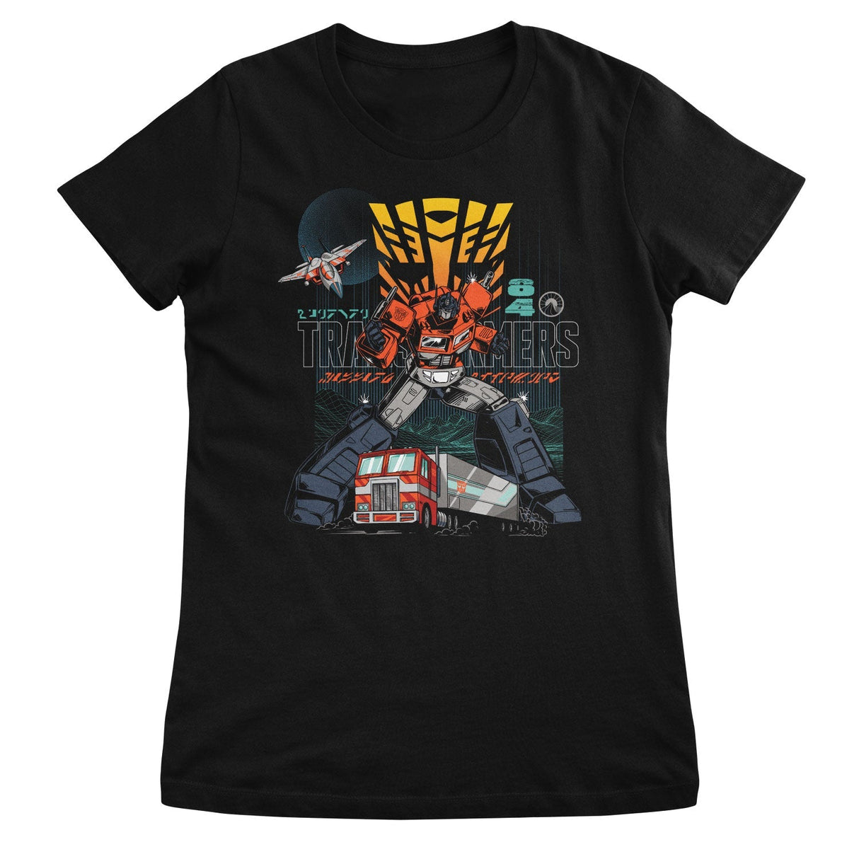 Transformers - Transformer 84 Retro Grid Women T-Shirt