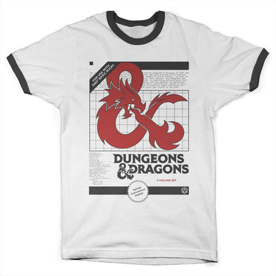 Dungeons & Dragons - 3 Volume Set Ringer Mens T-Shirt