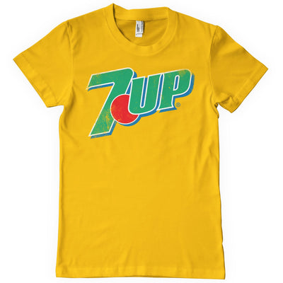 7UP - 7-UP 80s Washed Logo Mens T-Shirt