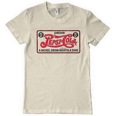 Pepsi-Cola - Vintage Sign Mens T-Shirt