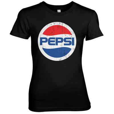 Pepsi - Washed Pepsi Globe Logo Women T-Shirt