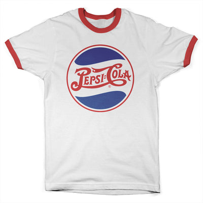 Pepsi - Retro Logo Ringer Mens T-Shirt