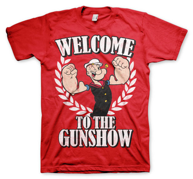 Popeye - Welcome To The Gunshow Mens T-Shirt
