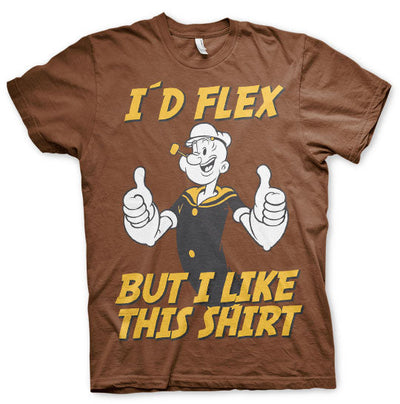 Popeye - I'd Flex Mens T-Shirt