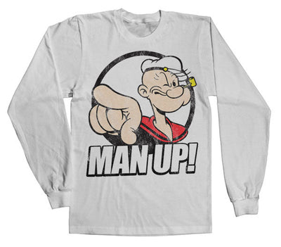 Popeye - Man Up! Long Sleeve T-Shirt