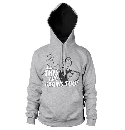 Popeye - All This And Brains Too Hoodie